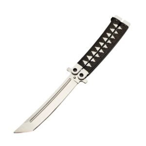 Samurai-Style Balisong Butterfly Knife – Black